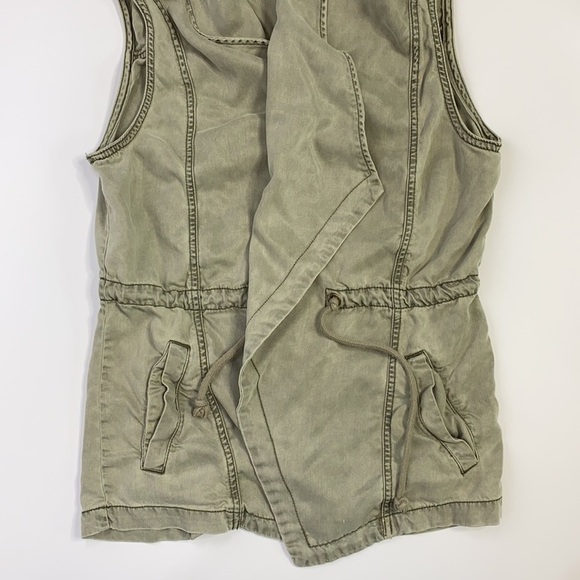 Kenneth Cole Reaction Green Draped Vest Medium - Picture 7 of 9